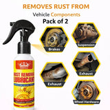 Rust Remover Spray for Car & Bike (Pack of 2)| Multi-Purpose Rust Cleaner Spray for Metal Surfaces | Instant Rust-Off & Protect Formula