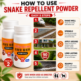 (Pack of 2) Snake Repellent Powder Snake Deterrent – High-Strength Snake Shield Powder for House & Garden Protection