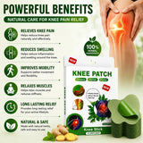 (20 Patches) Knee Patch Pain Relief Heat Patches – Herbal Knee Patches for Muscle & Joint Comfort