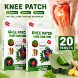 (20 Patches) Knee Patch Pain Relief Heat Patches – Herbal Knee Patches for Muscle & Joint Comfort