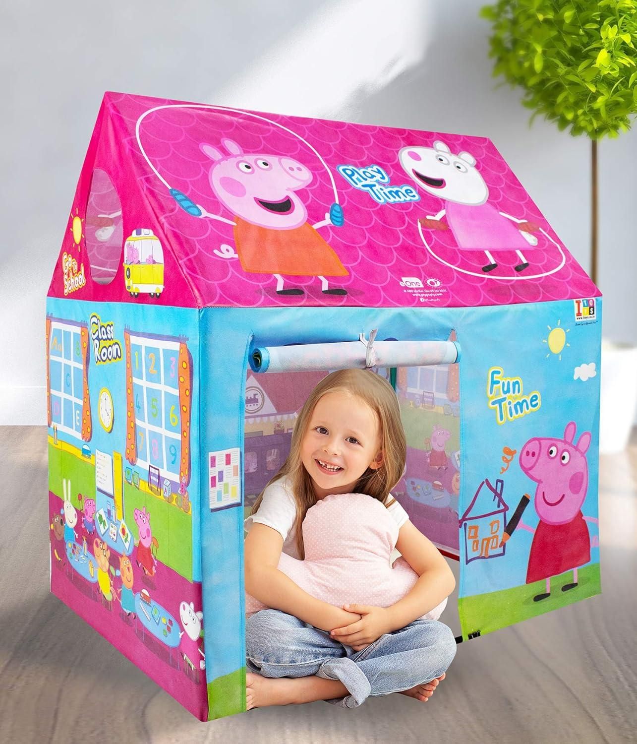 Toy Tent House For Kids - Foldable Pop-Up Play Tent